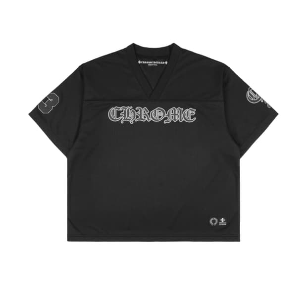 [XXL] 크롬하츠 메쉬 스타디움 반팔 져지 블랙