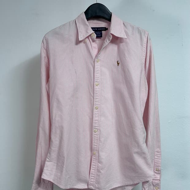 폴로 랄프로렌 우먼스 스트라이프 핑크 셔츠 (on.481)