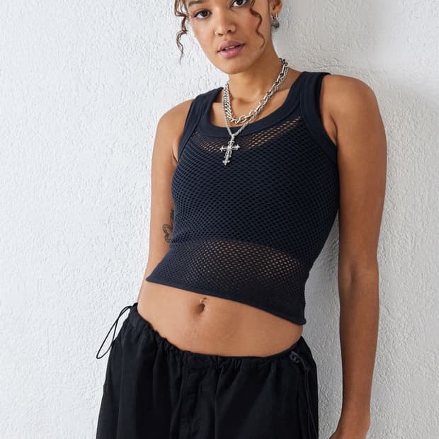 어반아웃피터스 시스루 탱크탑