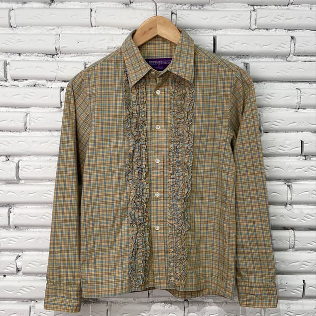 Nepenthes Frill Tartan Check Shirts