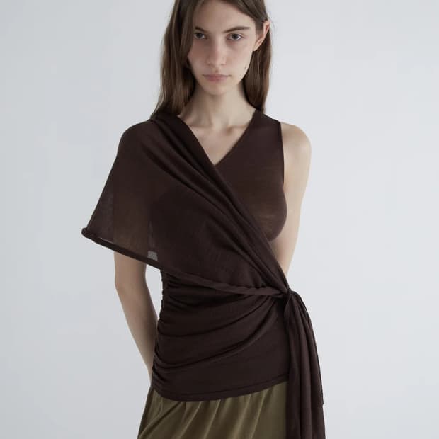 [XS,S,M,L]팔로마울 Puzzle 탑/브라운