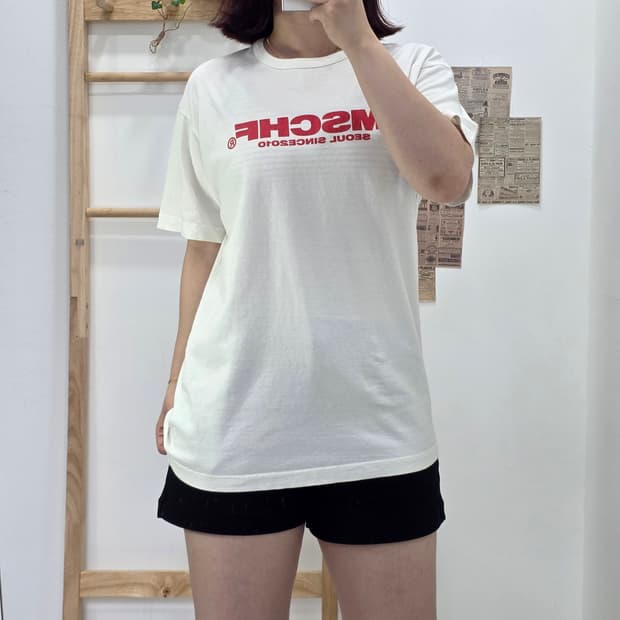 [프립]M/미스치프(MSCHF) 2020SS 로고 반팔 티셔츠