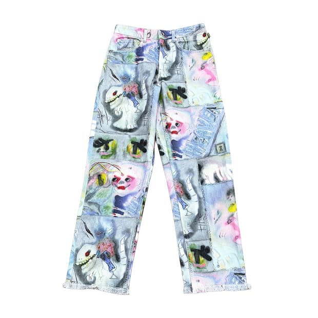 헤븐 그래픽 데님팬츠