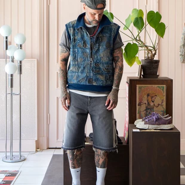 캐피탈 보로 KAPITAL BORO IDG Half Zip Vest