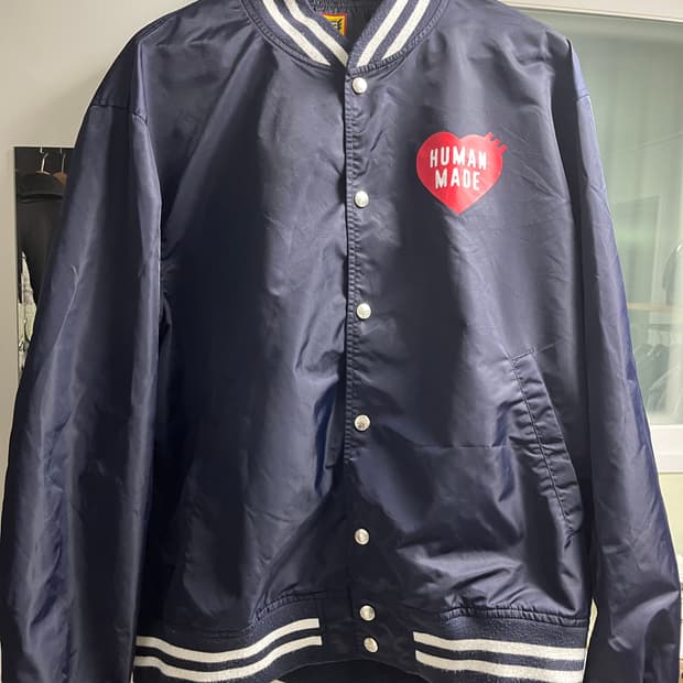 휴먼메이드 스타디움 자켓 네이비 L