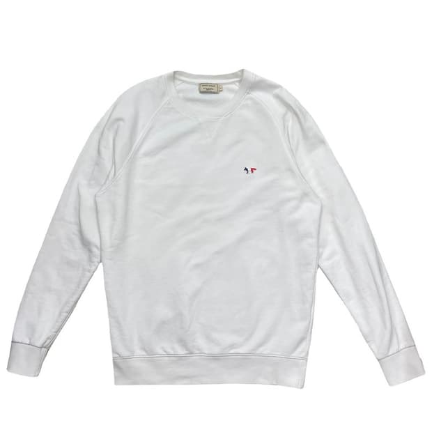 MAISON KITSUNE 나그랑 맨투맨 화이트 L