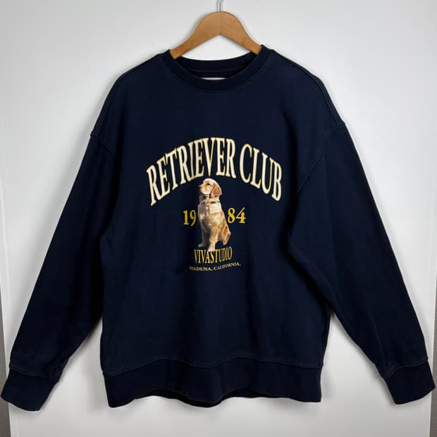 비바스튜디오 리트리버 클럽 맨투맨