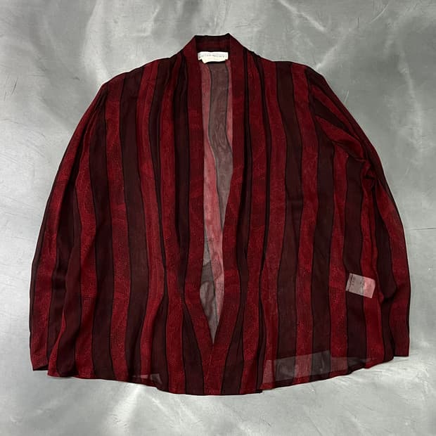  지방시 패턴 시스루 실크 가디건 y14559