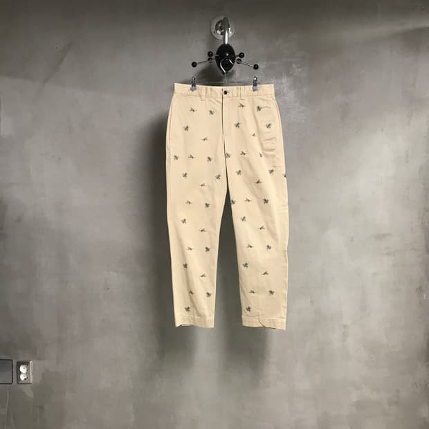 폴로 랄프로렌 베이지 멀티 자수 치노 팬츠 32/30