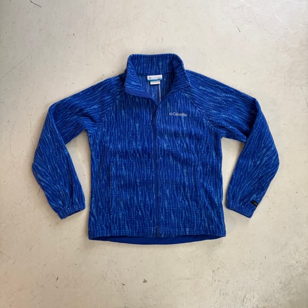 컬럼비아 빈티지 패턴 플리스 자켓 S