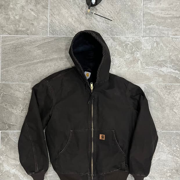 (L) 칼하트 덕 액티브 후드자켓 J130 DKB 다크브라운