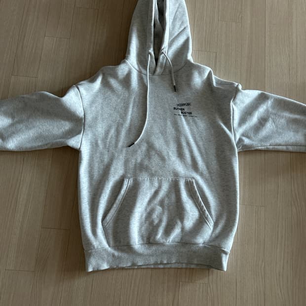 bunher buster 흰색 후드티