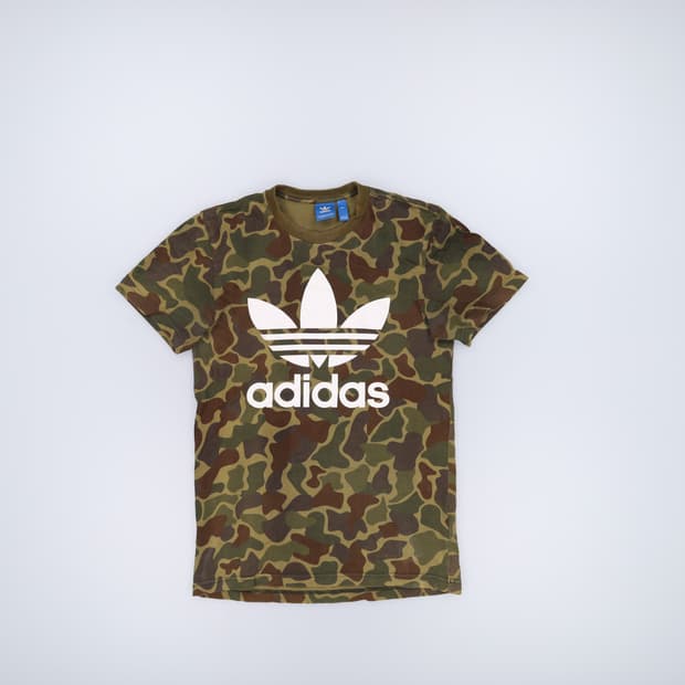 90 아디다스 카모 반팔 티셔츠 0204M