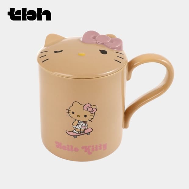 tbh 헬로키티 태닝 키티 머그