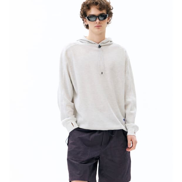 매든 라인드 와플 후디 멜란지그레이