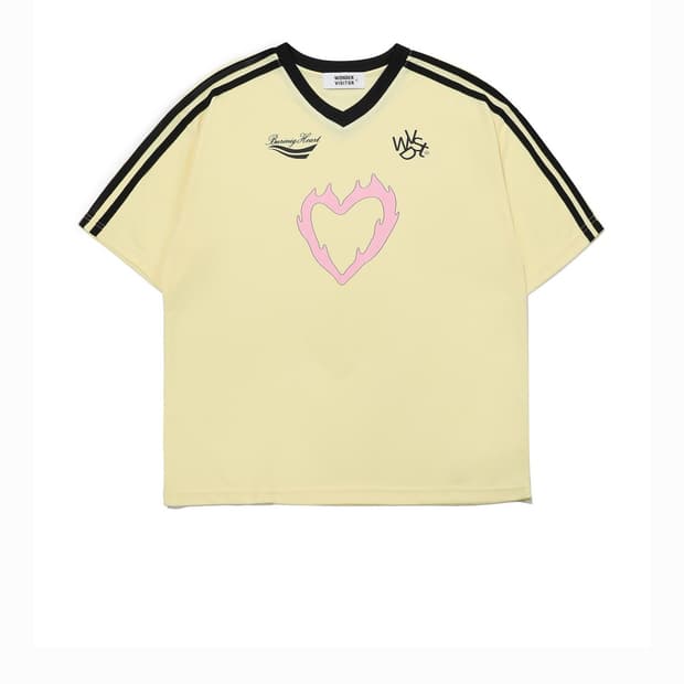 미개봉 새상품 원더비지터  BN heart Jersey T-shirt 
