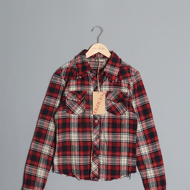 POURPRE Flannel Western Shirts