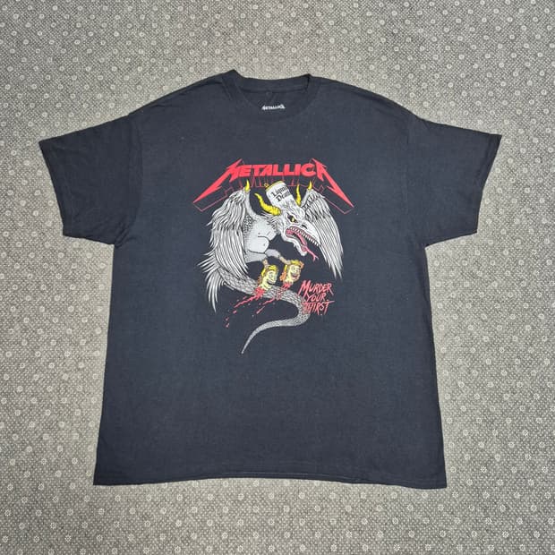 [XL]메탈리카 M72 월드투어 리퀴드데스 협업 -580