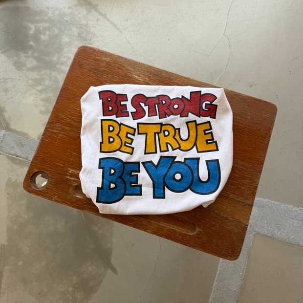 마스터 마인드 월드 Be Strong 하프 티셔츠