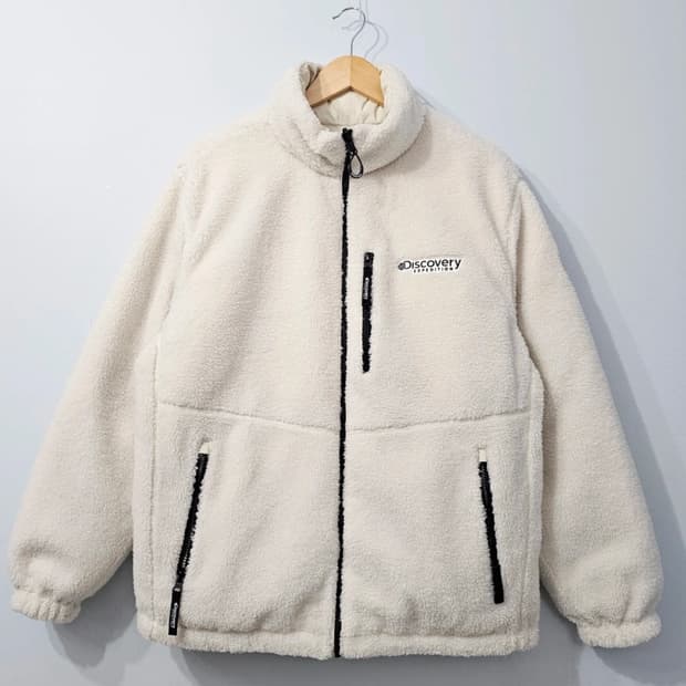 디스커버리 리버시블 플리스 패딩 자켓 100