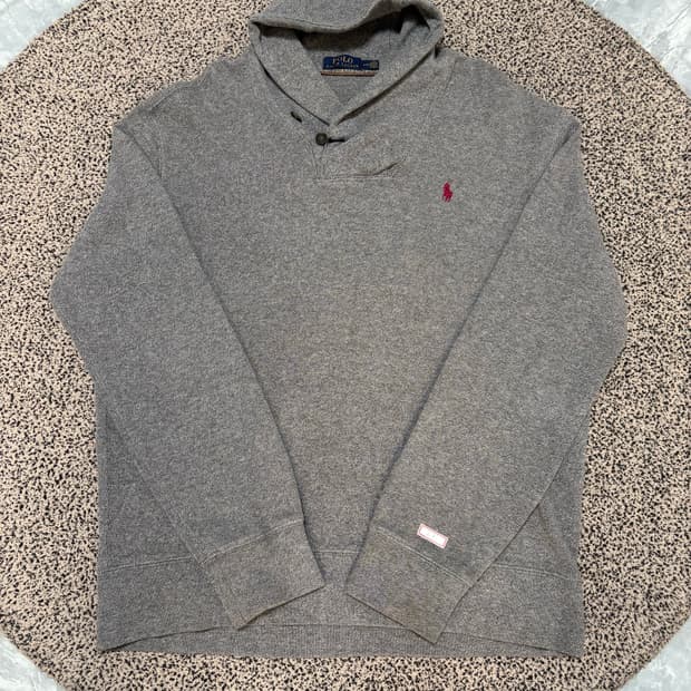 폴로 후드 니트