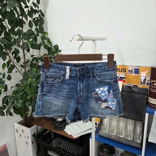 폴로랄프로렌 여아 데님 쇼츠 140