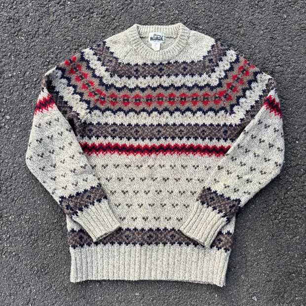 빈티지 울리치 울 스웨터