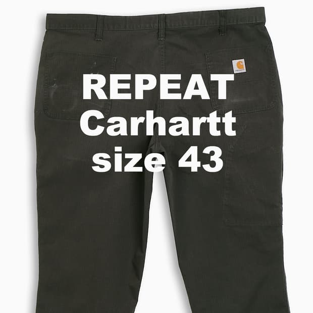 빈티지 칼하트 워크 팬츠 43 인치 CH5334201