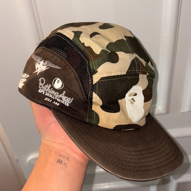 빈티지 베이프 메쉬캡