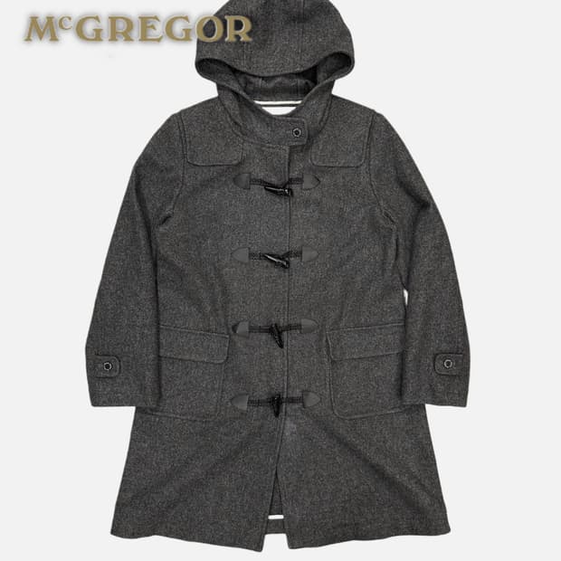 MCGREGOR navy label wool duffle coat