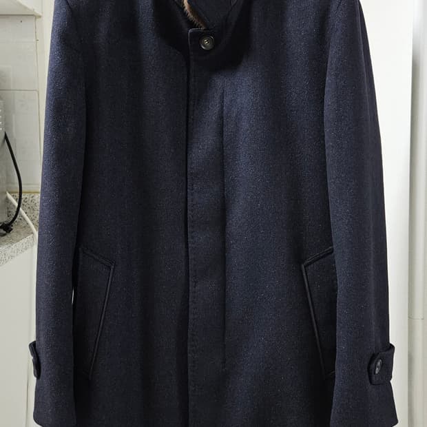 바쏘 캐시미어 100% 밍크 내피 코트 100