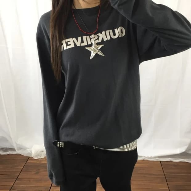 Quiksilver Logo Long Sleeve Tee