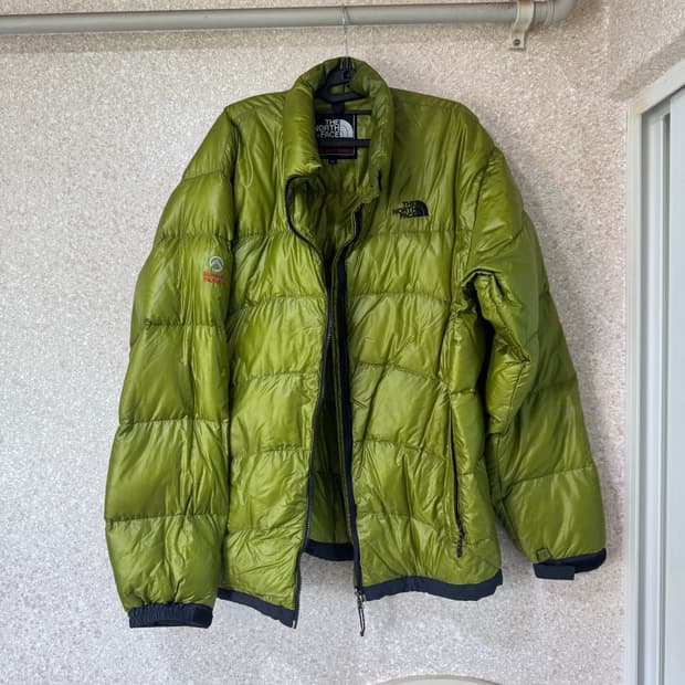 노스페이스 아콘가구아 경량 패딩 (라임, XL)