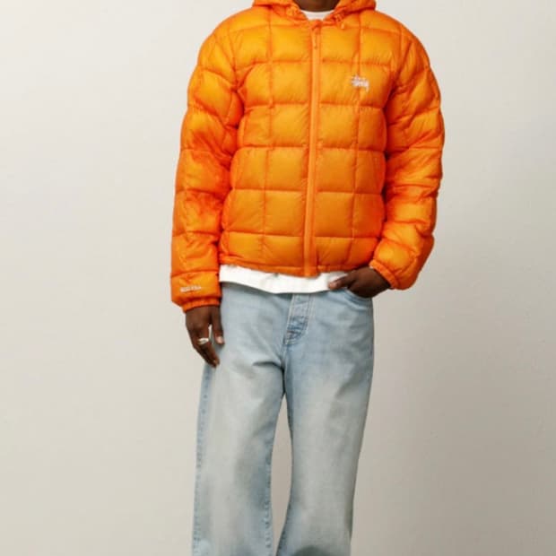 스투시 경량 미드웨이트 후드 푸퍼자켓 교환