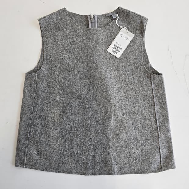 COS 코스 울 베스트 그레이 EUR32