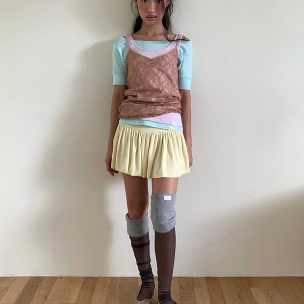 구하는글)샵페어리 yuzu skirt yellow 구해봅니다