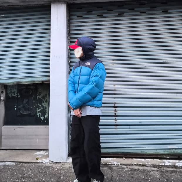 S) 노스페이스 구스다운 패딩점퍼 눕시자켓