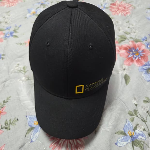 내셔널지오그래픽 검정 볼캡 56~58