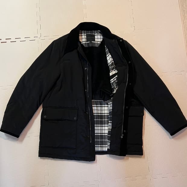 SPAO 남성 퀼팅 자켓 블랙 100