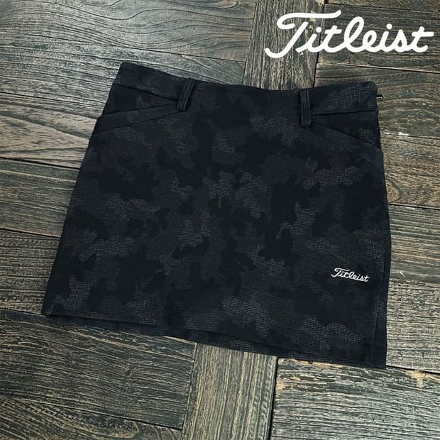 [타이틀리스트] 카모 패턴 골프 미니스커트 골프 치마 M19795