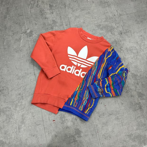 아디다스 쿠지st 믹스 커스텀 맨투맨