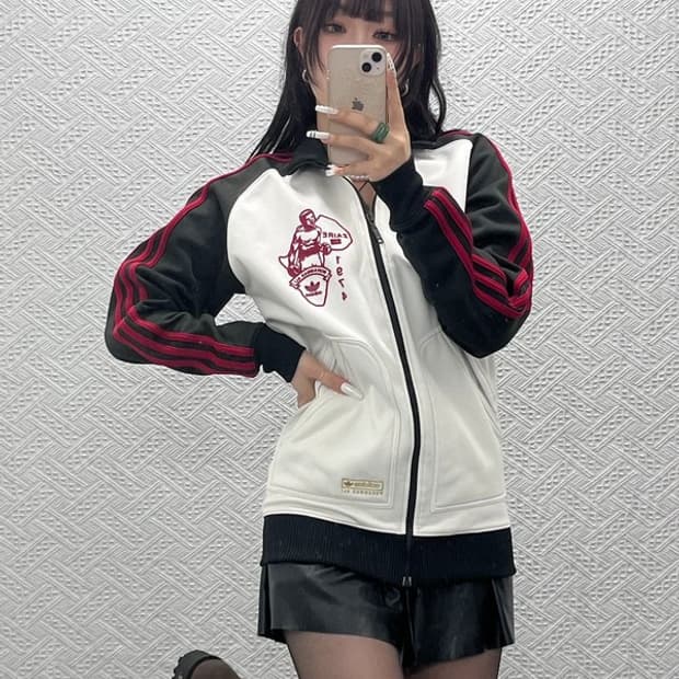아디다스 희귀 빈티지 무하마드 알리 져지 집업 XS C11019