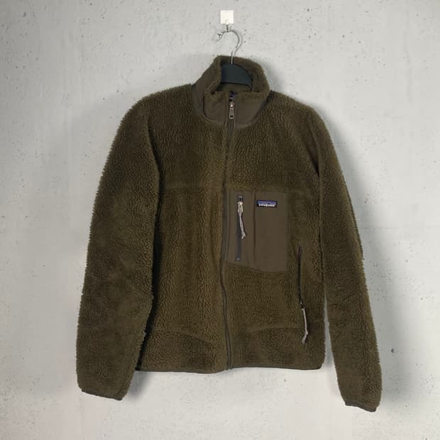 90's USA) 파타고니아 레트로-x 자켓 올리브카키 (S)