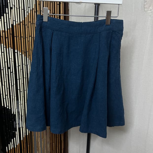 {dead stock} ungrid linen skirt