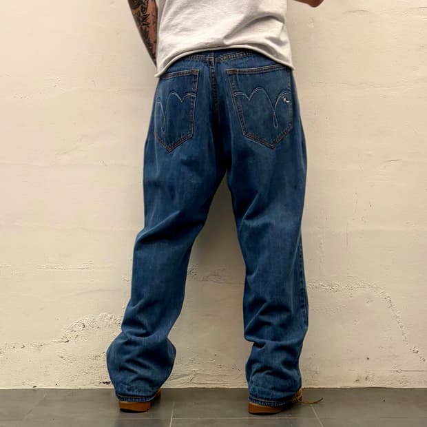 Roca wear deep blue hiphop pants