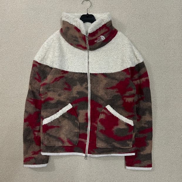 (L) 노스페이스 퍼플라벨 카모 플리스 집업 