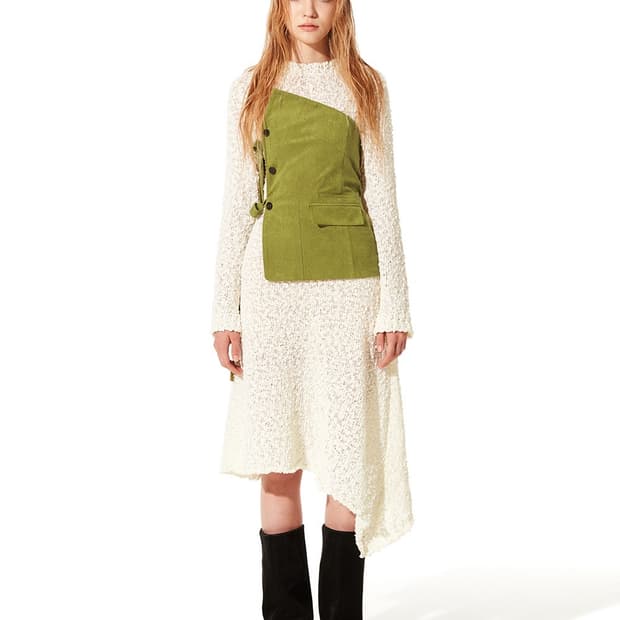 솔티페블 카우벨 니트 원피스