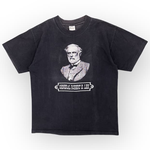 L)90's General Robert E.Lee T-Shirt