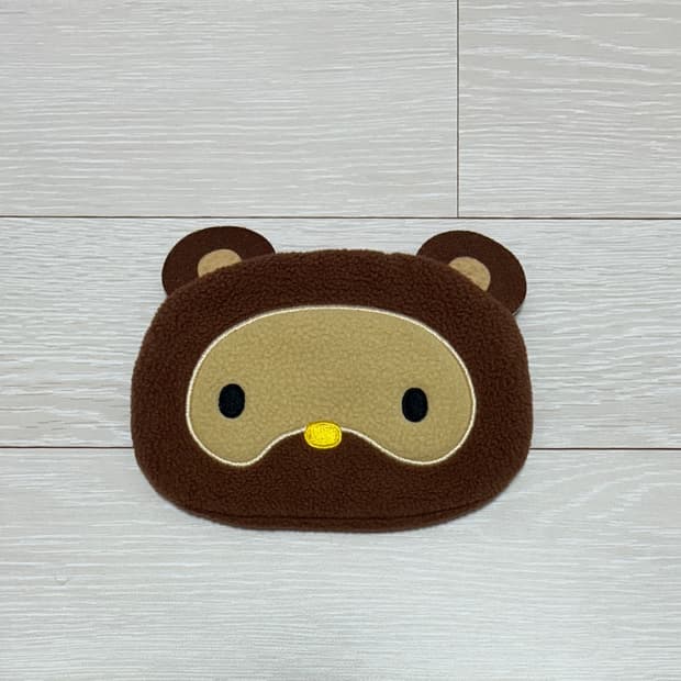 헬로키티 가챠 후와후와 페이스 파우치 트레이시