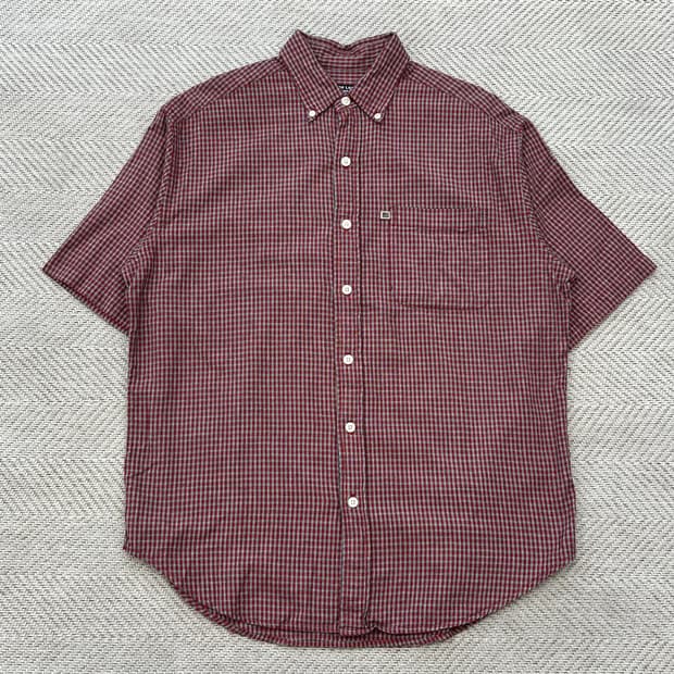 폴로 진스 체크 하프 셔츠 r3502